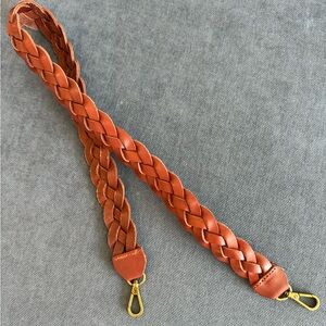 Madewell braided leather purse strap